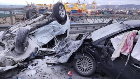 Жесткое ДТП произошло сегодня на Сухумском шоссе в Новороссийске