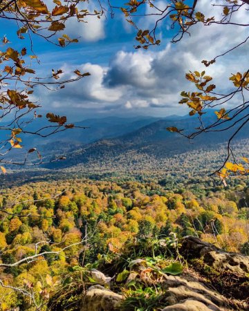 Панорама в районе Азишской пещеры